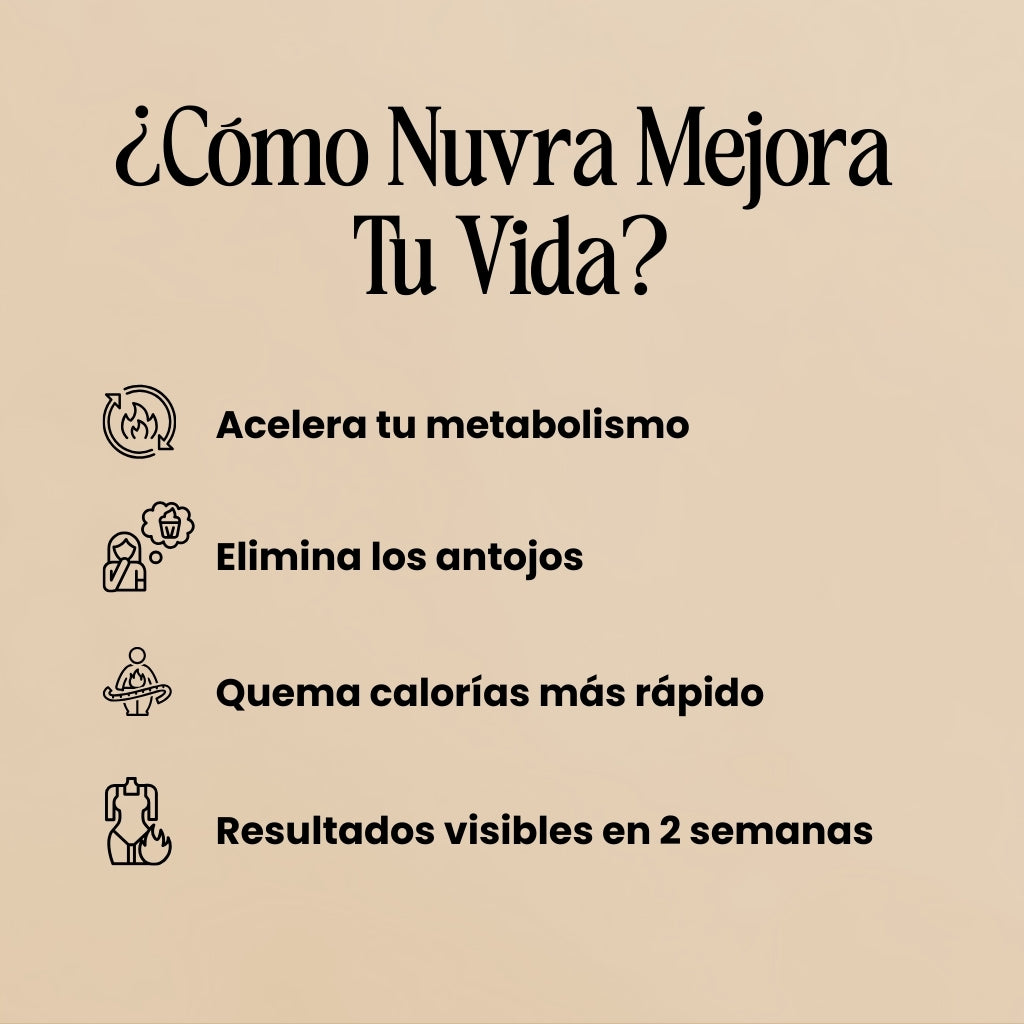 Nuvra | Acelera tu metabolismo en 7 días