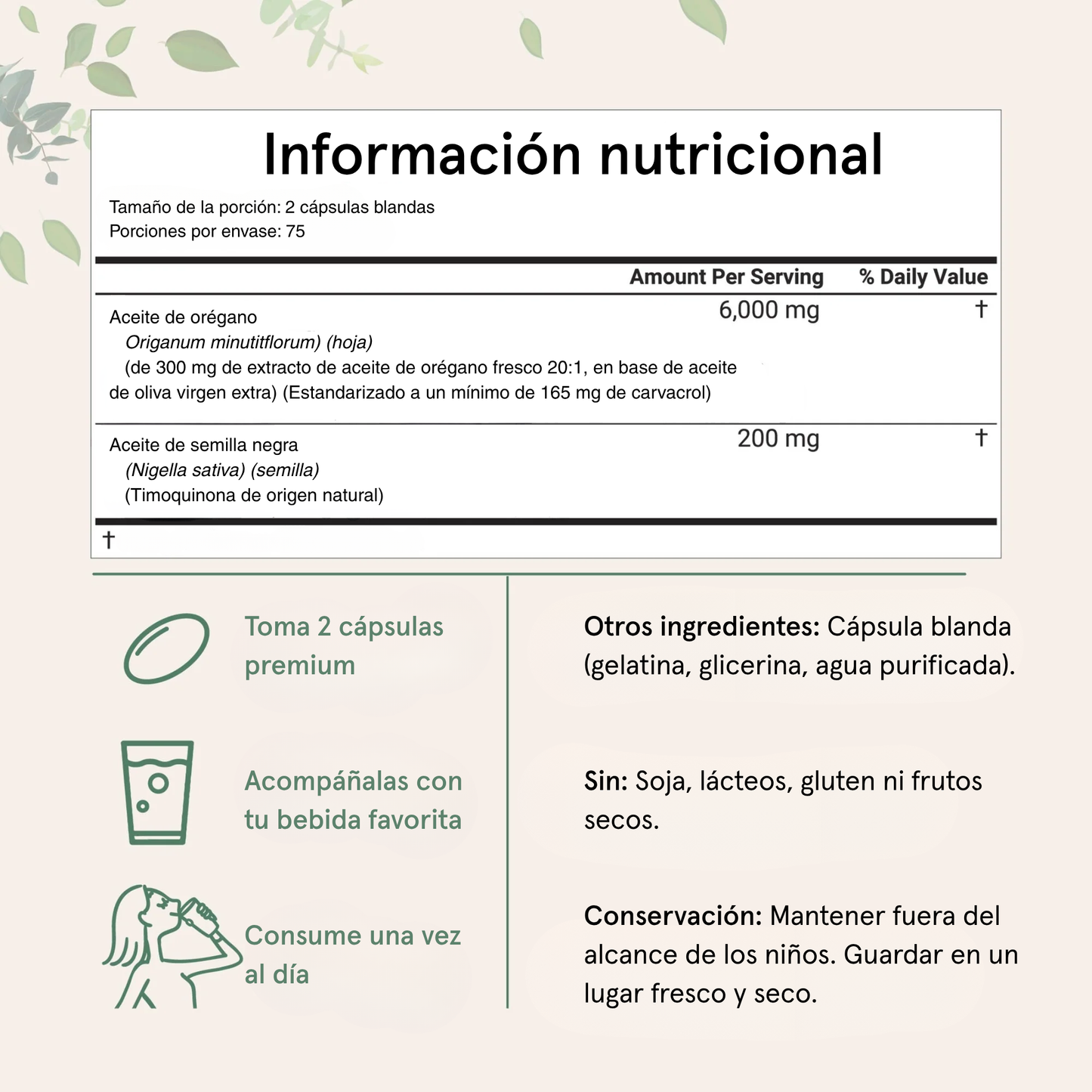 Gomitas de orégano | Siente el cambio en 7 días
