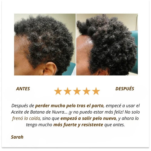 Aceite de Batana Nuvra | Pídele disculpas a tu pelo