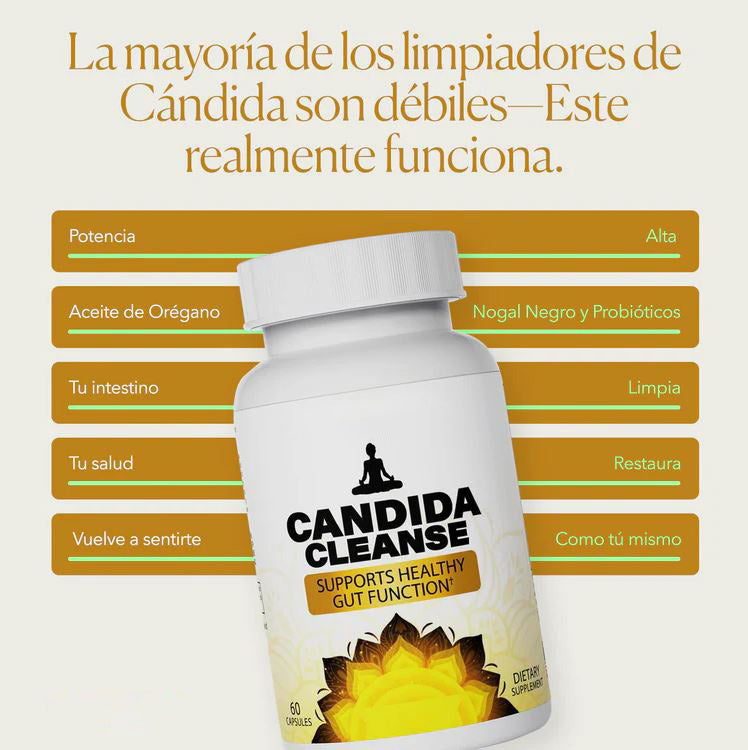 Candida Cleanse | Recupera tu energía y olvídate del hinchazón en 7 días